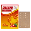 Capsaicin Patches -50 Count Hot Capsicum Patch - 3.94"x2.76" Capsaicin Hot Patch