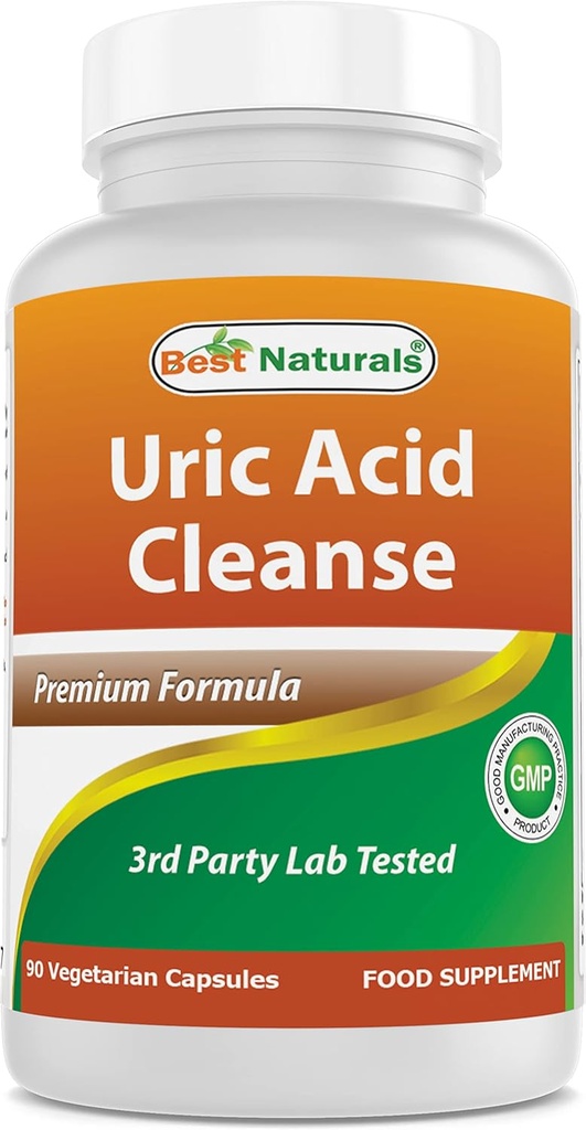 L'àcid Naturals Uric allotja vitamina per als homes i les dones - 90 Capugie Capules (90 comte de 1))