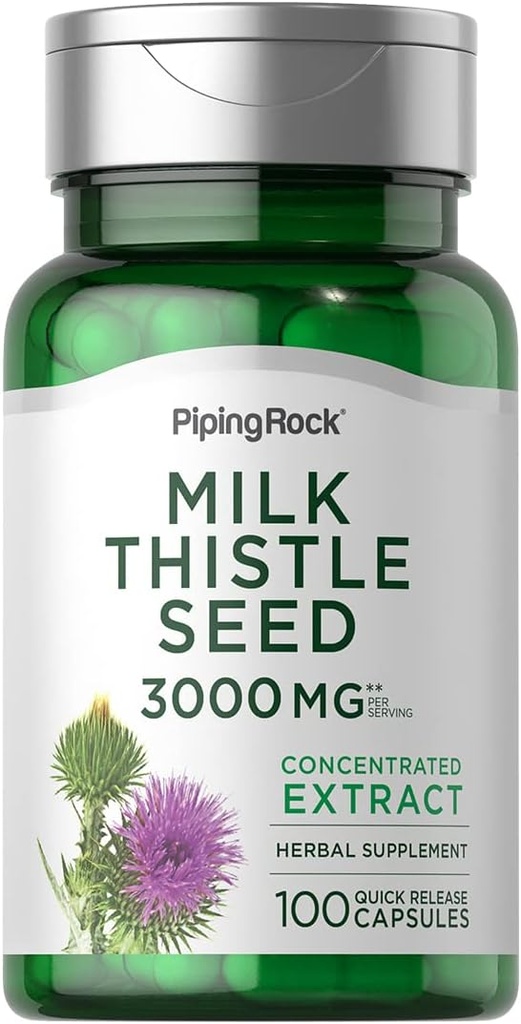 Piping Rock Milk Thistle Supplement 3000 mg 