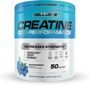 Cellucor Creatine Toz, Blue Raspberry Flavor - Güc, Lean Muscle Mass & Endurance, Təchizatçı üçün Micronized Creatine, 50 Xidmət üçün 5g Creatine