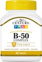 21st Century Complex B-50 Tablets Prolonged Release - 60 ct, Pack of 2