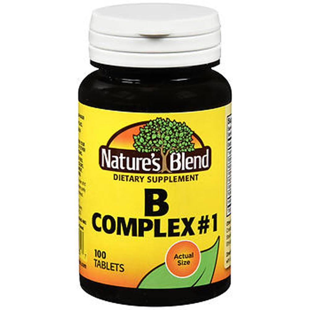 Nature's Blend B Complex #1 Tablets - 100 ct, Pack of 2