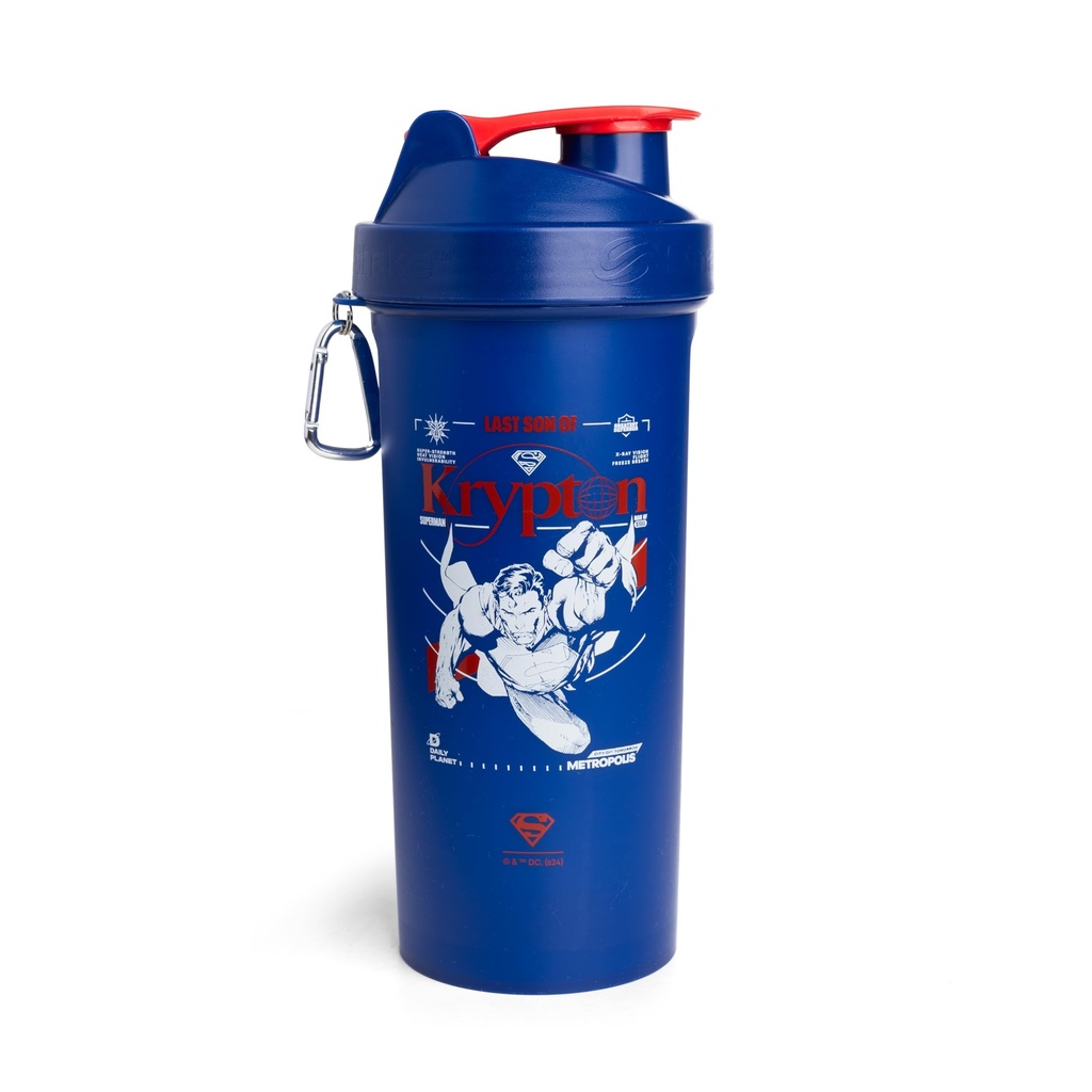 Smartshake Protein Shaker Bottle for Protein Mixes - 33 oz | Shaker Cups for Protein Shakes | Shaker Bottle | Protein Shaker Bottle| BPA Free Shaker | Superman