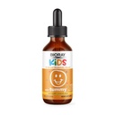 BIORAY Kids NDF Tummy, Raspberry - 2 fl oz - 11-Strain Probiotic Blend - Supports the Immune Response in the GI Tract - Non-GMO, Vegan, Gluten Free - Approx. 30 Servings