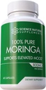 Moringa Kapsule (60 gróf) - Moringa Powder Kapsule balené s esenciálnymi vitamínmi a antioxidantmi - Moringa Kapsula od Brain Support - Moringa Leaf Kapsule