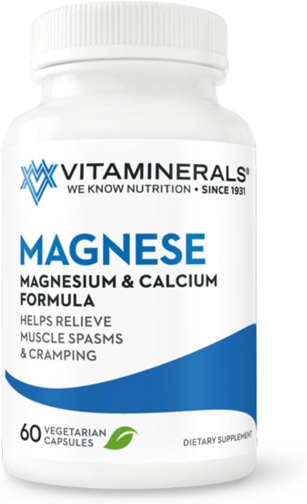 VITAMINERALS 10 Magnese ® Bone & Muscle Dukung 60 Veggie Caps