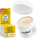 HayMax Allergen Barrier Balm - Pure 0.17 fl oz - Orgaaniline, looduslik ja mitte-uimane Heinapalavik & Allergia Relief Balm - Blokid Tolm ja muud allergeenosakesed - Suurepärane täiskasvanutele, lastele ja rasedatele naistele