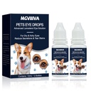 Dog & Cat Cataract Eye Drops & Infection Treatment – Vet-Recommended Formula for Cloudy, Itchy, Watery, Goopy Eyes and Pink Eye Treatment, Natural All-in-One Relief for Pet Eye Issues (2 X 10 ml)