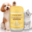 LOVITA Eyes Care for Pets - Supports Vision Clarity and Eye Health for Dogs & Cats - 60 Chicken-Flavored Capsules