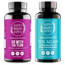 Happy Healthy Hippie Zen Again Cortisol Manager & Go with The Flow Hormone Balance