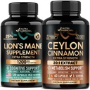 NUTRAHARMONY Ceylon Cinnamon & Lions Mane Capsules