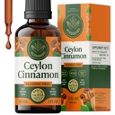 HERBAMAMA Ceylon Cinnamon Supplements – Ceylon Cinnamon Extract Liquid – Metabolic Support with Antioxidant Properties for Healthy Blood Sugar Levels – Non-GMO, Alcohol & Sugar-Free, 42-Day Supply