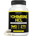 Yohimbine HCL 5mg for Men and Women (270 Capsules) More Potent Than Yohimbe Bark Powder - Quality Guarantee - Third Party Tested for Potency & Purity - Vegan, Gluten Free & Non-GMO - USA Made