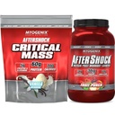 Myogenix Critical Mass Vanilla 5lbs & Aftershock Fruit Punch 3 lbs – Critical Mass: Whey Protein Powder, Creatine & Glutamine – Aftershock: Recovery Carbohydrates, Protein Powder, & Aminos Stack