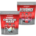 Myogenix Critical Mass Vanilla 5lbs & Aftershock Wildberry Blast 6 lbs – Critical Mass: Whey Protein Powder, Creatine & Glutamine – Aftershock: Recovery Carbohydrates, Protein Powder, & Aminos Stack