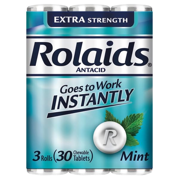 Rolaids, Antacid Extra Strength Mint, 30 Count