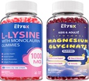 Lysine Monolaurin & Liposomal Magnesium Glycinate Gummies, Lip & Oral Health, Immune, Muscle & Relax