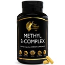 Cocó March N.M.D High Potency Methyl B Vitamins Active Complex for Energy Production & Metabolism - 5-MTHFR - Gluten Free, Soy Free, Dairy Free, Keto Friendly, Vegan - 120 Capsules