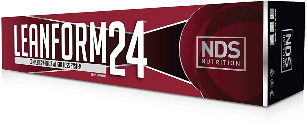 LeanForm24 NDS Nutrition Complete Diet Kit Weight Loss - Decrease Appetite and Energy Booster - L-Carnitine and CLA (Intensify Black 90 Capsules, Censor 90 Softgels, and Slim-Tox 90 Capsules)