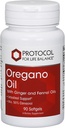 PROTOCOL UNTUK HIDUP BALICE Oregano Oil 0.2 mL - untuk Dukungan Intestinal - Minimum 55% Carvacrol - dengan Ginger & Fennel Oil - Dairy Free & Egg - 90 Softgels