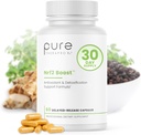Pure TheraPro Rx Nrf2 Boost - NRF-2 Activator mit patentiertem Sulforaphan, Curcumin, Grüner Tee & Trans-Pterostilbene | Antioxidantien-Ergänzung zur Reduzierung von oxidativem Stress, Made in USA (60 Vegan Capsules)