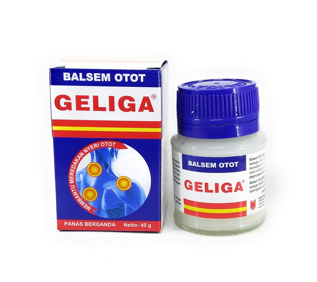 Geliga Muscular Balm, 40 Gram (Pack of 4)