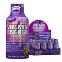 Vitamin Energy Focus+ Extra Strength Energy Shot Berry 12 Pack, 260mg Natural Caffeine, B-Vitamins, CoQ10, Amino Acids, Focus, Productivity & Clarity, Zero Sugar, Gluten-Free, 1.93 fl oz