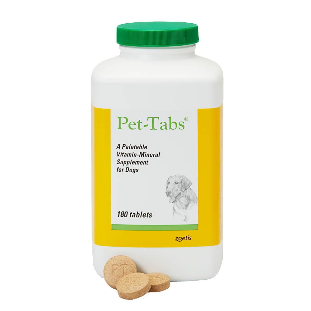 Multivitamin Supplement for Adult Dogs & Puppies, 180 Chewables | 17 Essential Minerals & Vitamins for Everyday Wellness & Growth, Promotes Healthy Skin & Coat, Supports Nutritional Gaps
