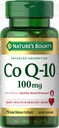 Nature's Bounty CoQ10, Helps Maintain Healthy Blood Pressure, 100 mg, Rapid Release Softgels, 75 Count