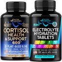 NUTRAHARMONY Cortisol Support Capsules & Electrolyte Tablets with Magnesium