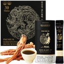 Korean Food Sanglimwon Gold Black Stick, Korean Ginseng Drink, 30Pk Box Set | Individually packaged Korean ginseng drink sticks presented in a premium gift box