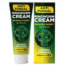 Ringworm Cream Ringworm Treatment for Humans | Relieves Jock Itch, Body Acne, Itchy Irritated Skin, Body Odor & Insect Bites | Antifungal Cream with Manuka Honey & Tea Tree Oil | 120ml