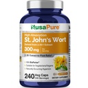 NusaPure St. John's Wort Capsules, 300 mg, 240 Veg Capsules (Non-GMO, Vegan)