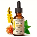 Mullein with Chlorophyll, Sea Moss & Nettle – Lung Support – 1200mg, No Sugar, Alcohol-Free, Vegan, Non-GMO