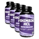 EAS Yohimbine HCL | Improved Weight Loss & Athletic Performance | Rapid Release Technology | Gluten Free, Non GMO, Vegetarian Friendly | 90 Capsules (Pack of 4)