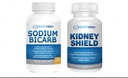 Kidney Shield Omega-3 Fish Oil & Sodium Bicarb 2 Pack Bundle Support Normal Kidney Function & Acid Levels