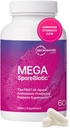 Microbiome Labs MegaSporeProbiotici Biotici per Donne & Uomini - Probiotici basati su Spore per la salute digestiva - Shelf Stable & Travel-Friendly (60 capsule)