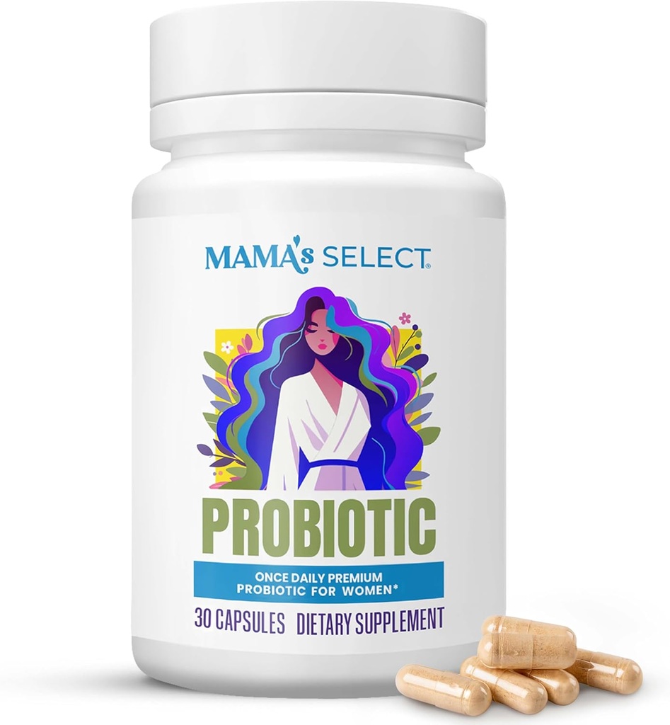 Äiti's Select Prenatal Probiotics for Prenatal Women ... Raskaus, syntymän jälkeinen & synnytyksen jälkeinen tuki... AIDS Imetys, imetys, ruokailu, aamupahoinvointi, vauvan mikrobiome 30 kapselia
