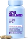 Love Wellness Bye Bye Bloat | Digestive Enzymes for Fast Acting Bloating Relief for Women | Hjälper till att minska vattenretention och gashjälp | Stöder Digestive Health med Fenugreek & Dandelion | 60 greve