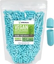 XPRS Nutra Size 00 Empty Capsules - 1000 Count Empty Vegan Capsules - Vegetarian Empty Pills - DIY Vegetable Capsule Filling- Veggie Pill Caps (Aqua)