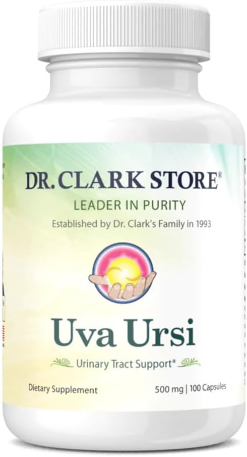 Clark Store Uva Ursi Urinary Tract Support - 500 Mg, 100 Vegan Supplements, 면역 부스터