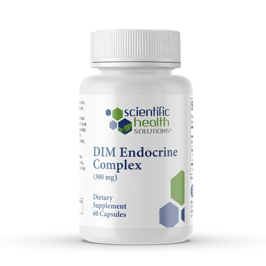 DIM Complex | 300mg Diindolylmethane with Black Pepper Extract | 60 Vegan Capsules | Non-GMO | Made in USA