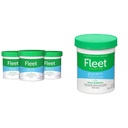 Fleet Laxative Glycerin Suppositories for Constipation, 50 Count, 3 Pack and 1 Jar Aloe Vera, 50 Count