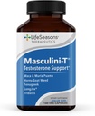 LifeSeasons Masculine- T - Testosteron Supplemen Dukungan - Enhances Mental & Fisik Actial of Seksual and Athletic Performance - Mendukung Fungsi Ekret Normal - Meningkatkan Libido - 180 Capsules