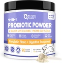 Natura Probiotice ŢINTĂ pentru câini - Probiotice câine, Plus Enzime Prebiotice, Digestive, Fiber, Suport Gut, Immune Health, 6 Miliarde CFU Dog Powder Probiotic, Relieve Diaree, Loose Stool, 90 Scoops