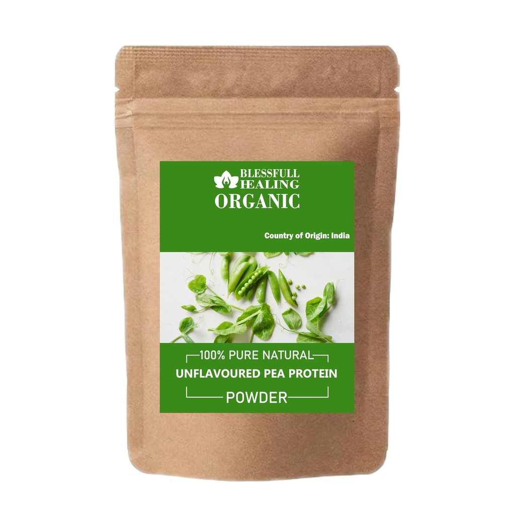 Blessfull Healing Organic Unflavoured Pea Protien Powder 100% Pure Natural 200 Gram / 7.05 oz