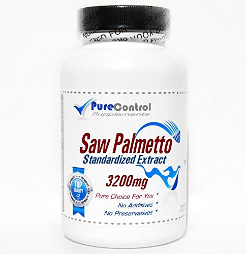 Saw Palmetto Standardized Extract 320mg // 200 Capsules // Pure // by PureControl Supplements