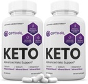 (2 Pack) Optimal Keto Pills 1275MG New & Improved Formula Contains Apple Cider Vinegar Extra Virgin Olive Oil Powder Green Tea Leaf 120 Capsules
