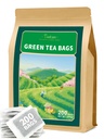 TeeLux Green Tea Bags, Natural Pure Green Tea, Super Antioxidant, Caffeinated, Support Overall Health, 200 Count