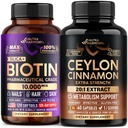 NUTRAHARMONY Ceylon Cinnamon Capsules & Biotin with Silicon Softgels